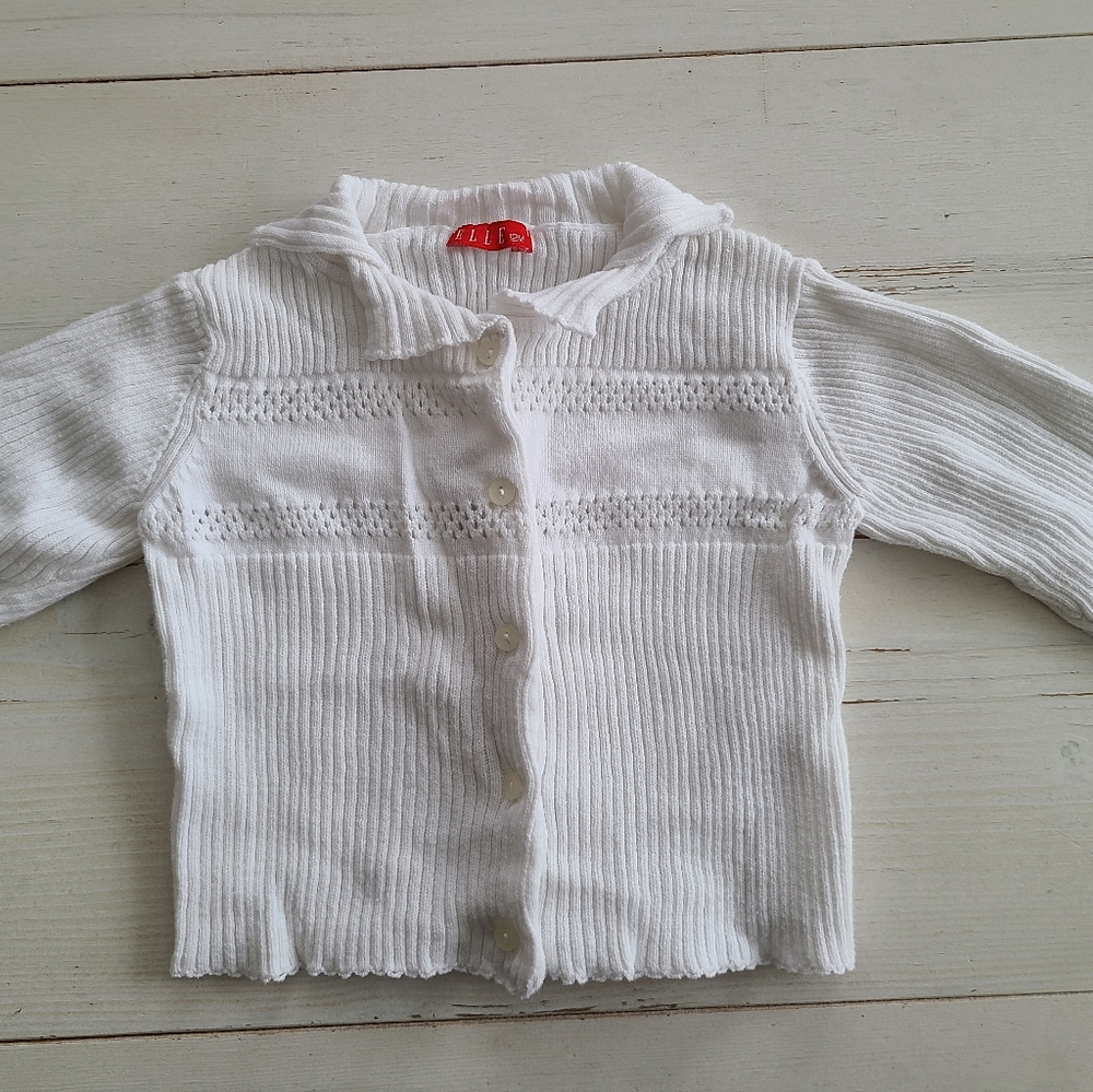 Elle cardigan size 12m White